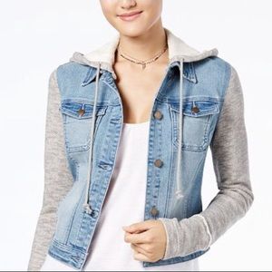 Jean jacket hoodie
